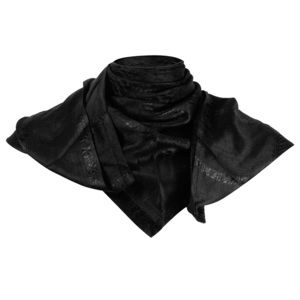 Plain Black Desert Shemagh keffiyeh Scarf Unisex
